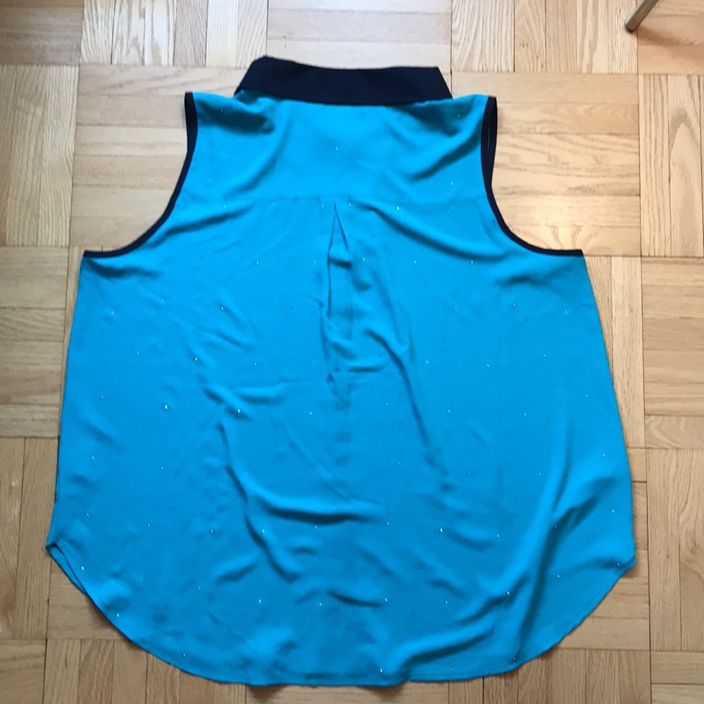 Design History mini studded teal top size 18/20 - Picture 7 of 8